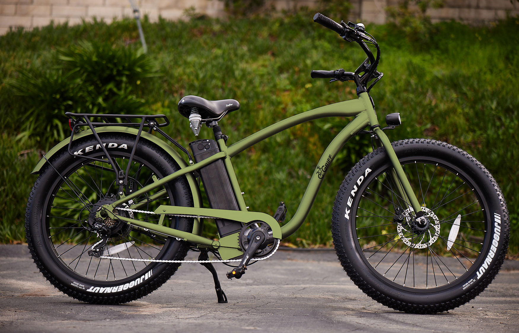 Grandview Army Green – Griff Electric Bikes More Power More Fun